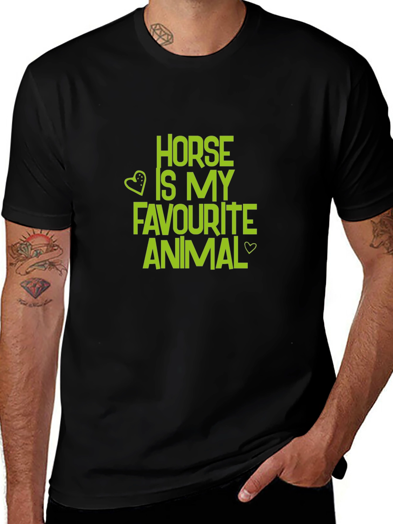 Variant 29 of Horse is My Favourite Animal Graphic T-Shirt