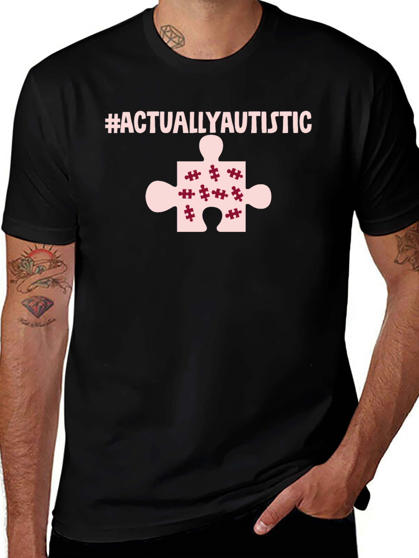 Actually Autistic Graphic T-Shirt