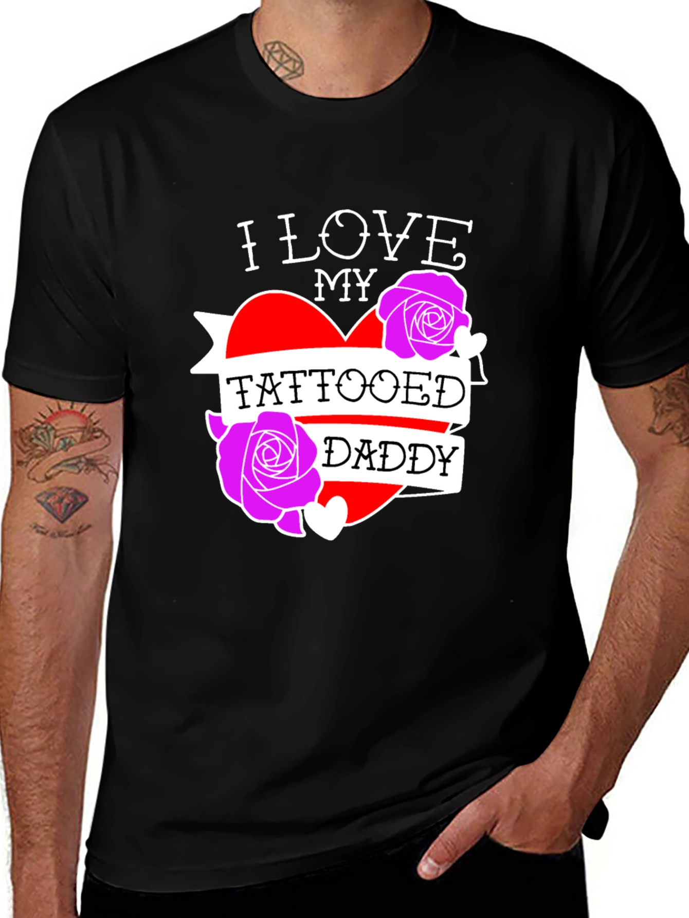 I Love My Tattooed Daddy T-Shirt