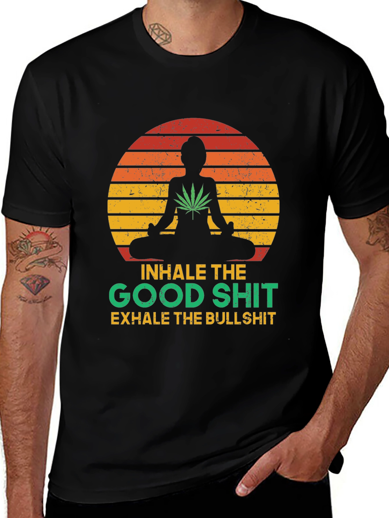 Variant 16 of Inhale the Good Shit Graphic T-Shirt