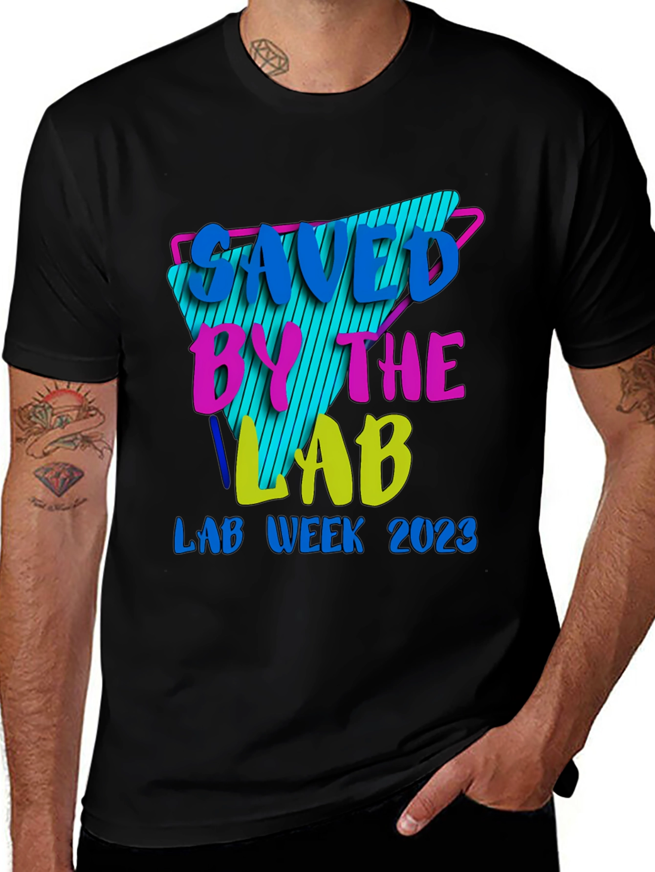 Variant 11 of Saved by the Lab Week 2023 T-Shirt