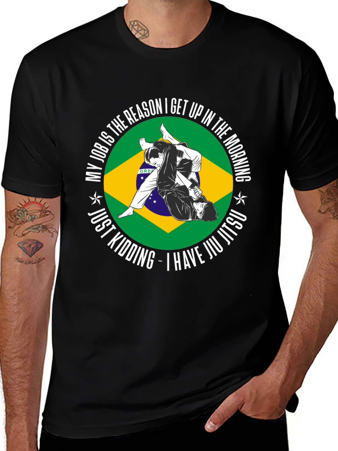 Brazilian Jiu Jitsu T-Shirt - Martial Arts BJJ Tee