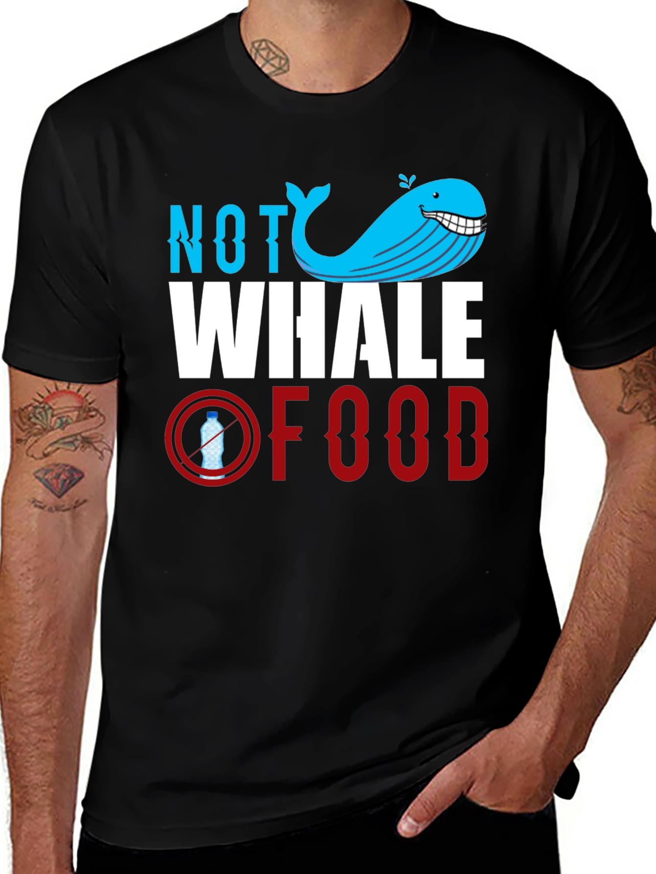 Variant 14 of Not Whale Food Graphic T-Shirt