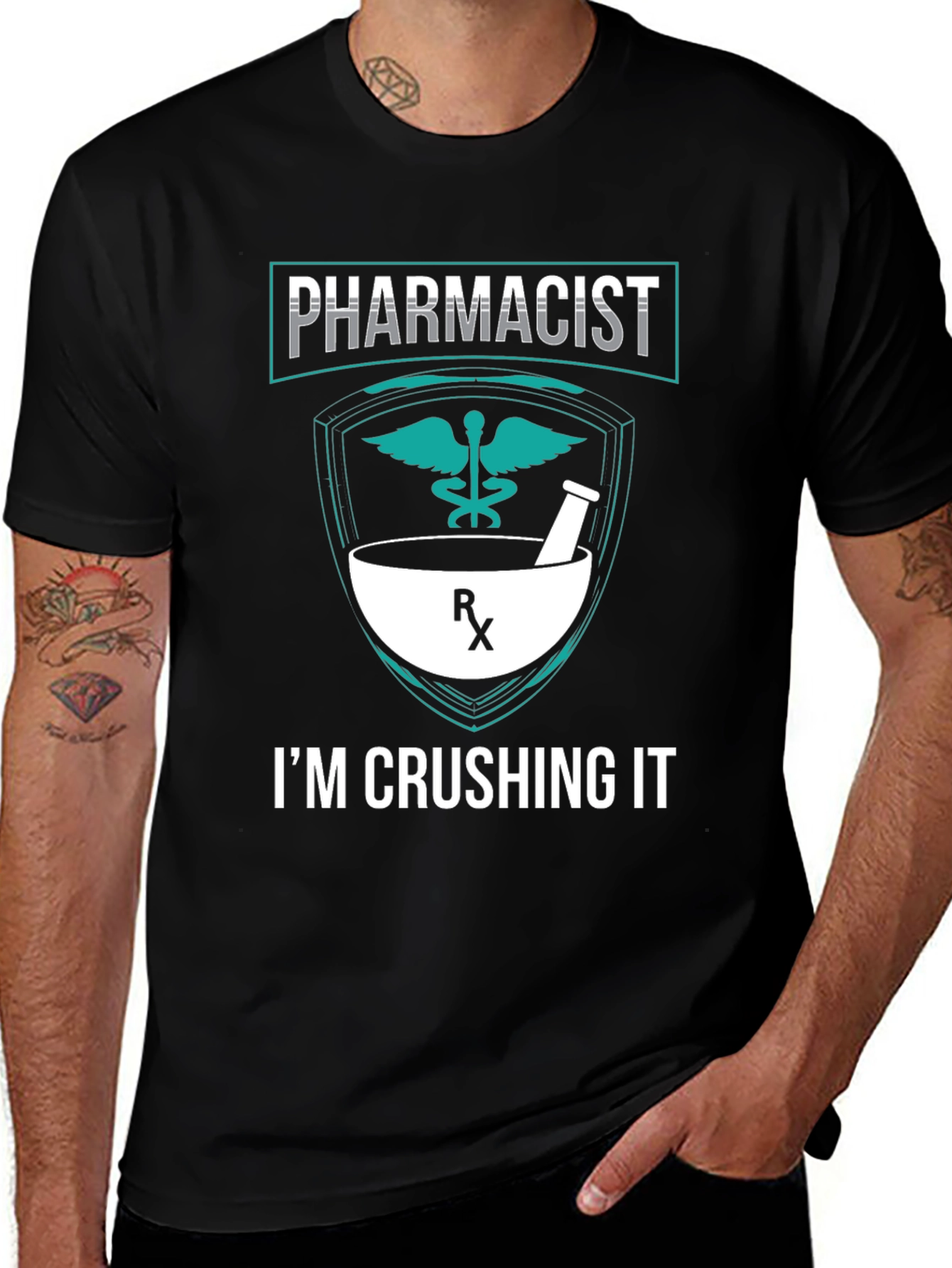 Variant 15 of Pharmacist Crushing It Graphic T-Shirt