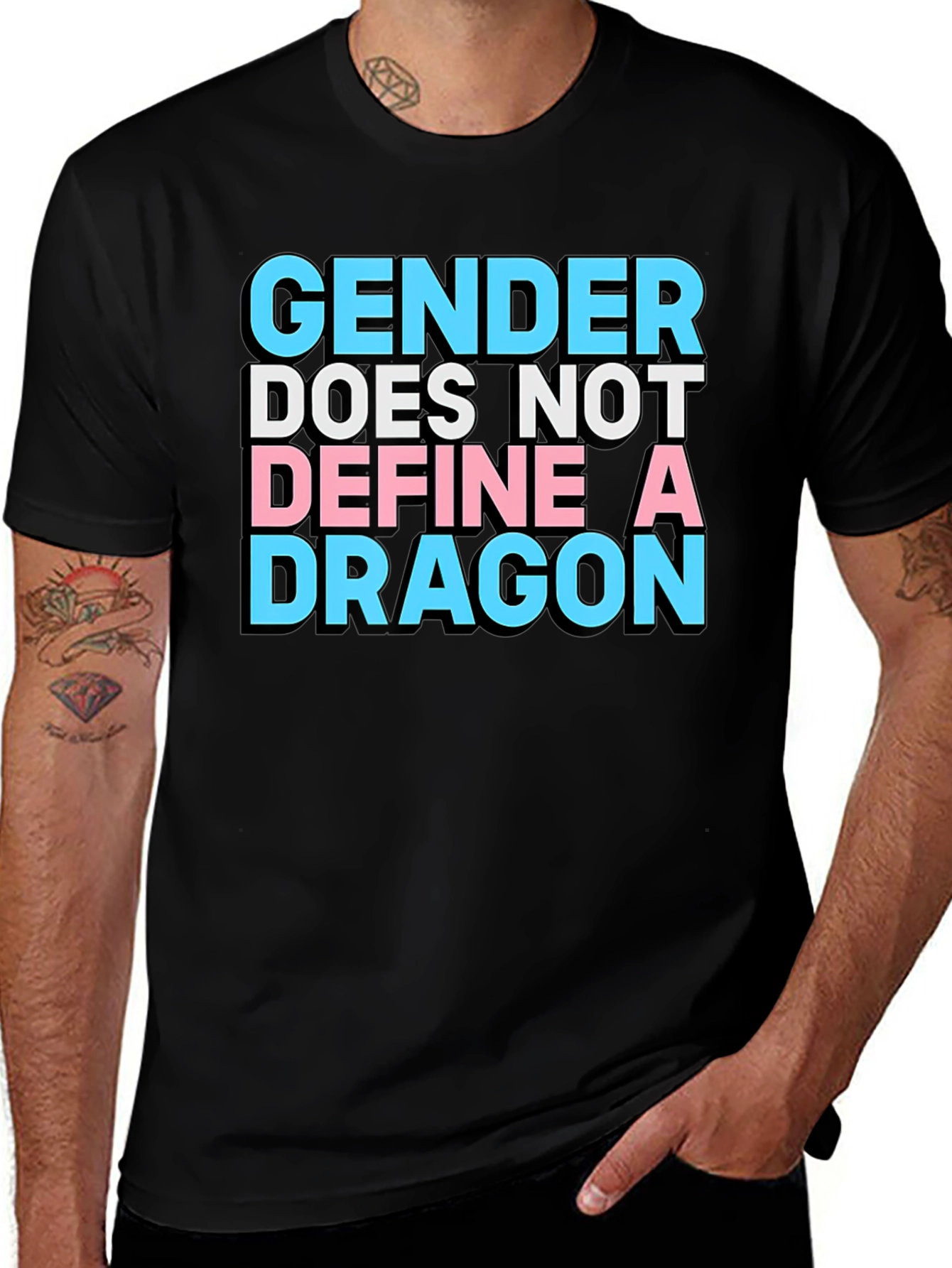 Variant 25 of Gender Doesn't Define a Dragon T-Shirt