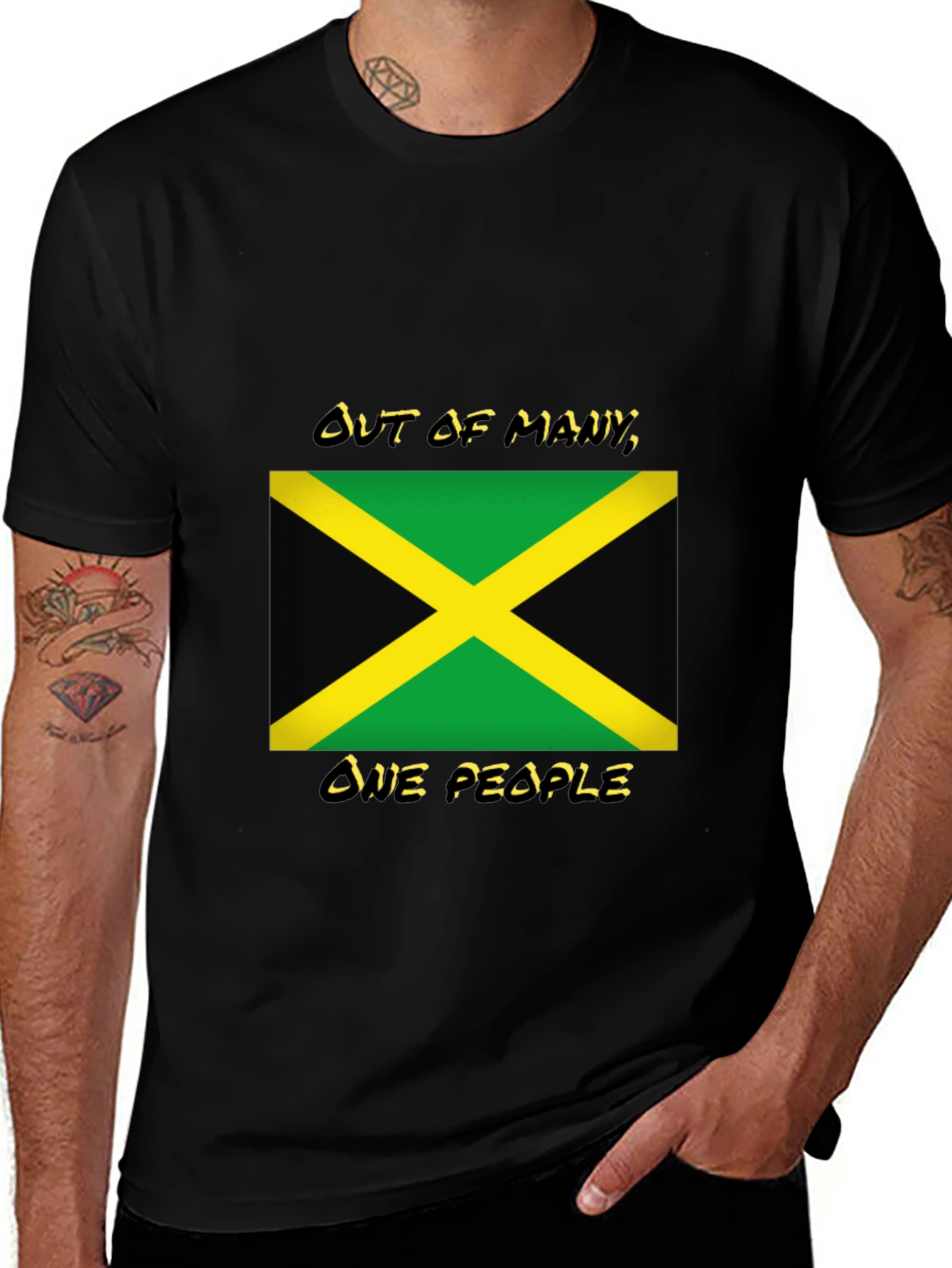 Jamaica Flag T-Shirt: Out of Many, One People