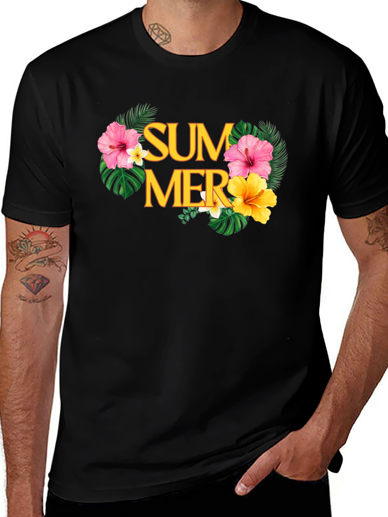 Variant 29 of Tropical Summer Graphic T-Shirt