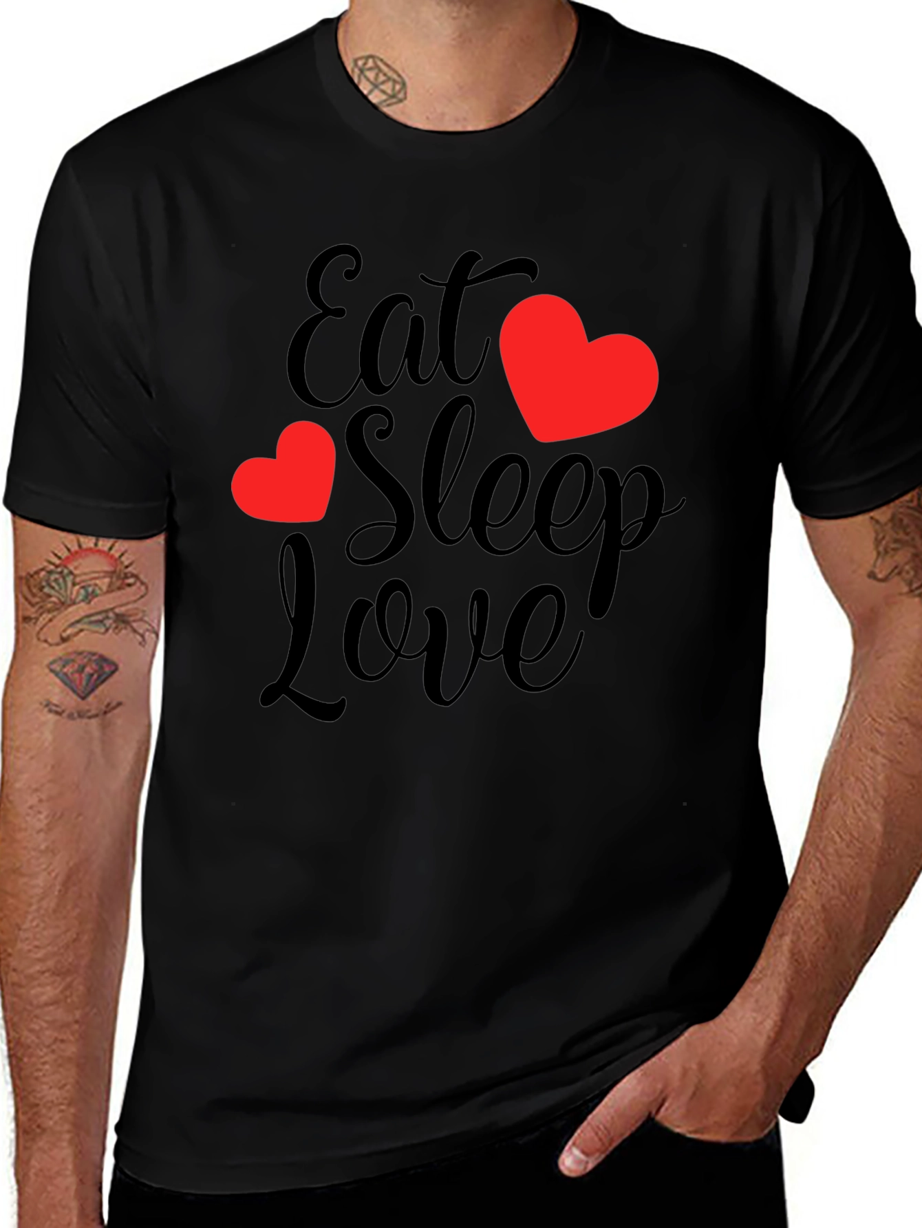 Variant 29 of Eat Sleep Love T-Shirt - Valentine's Day Gift
