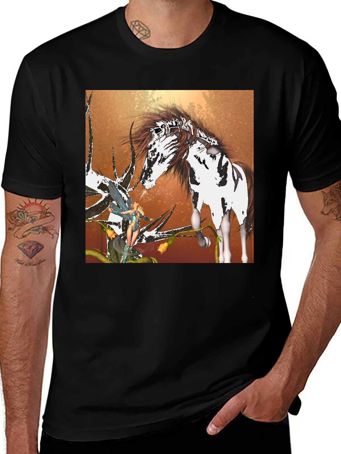 Variant 5 of Fantasy Horse Graphic Tee