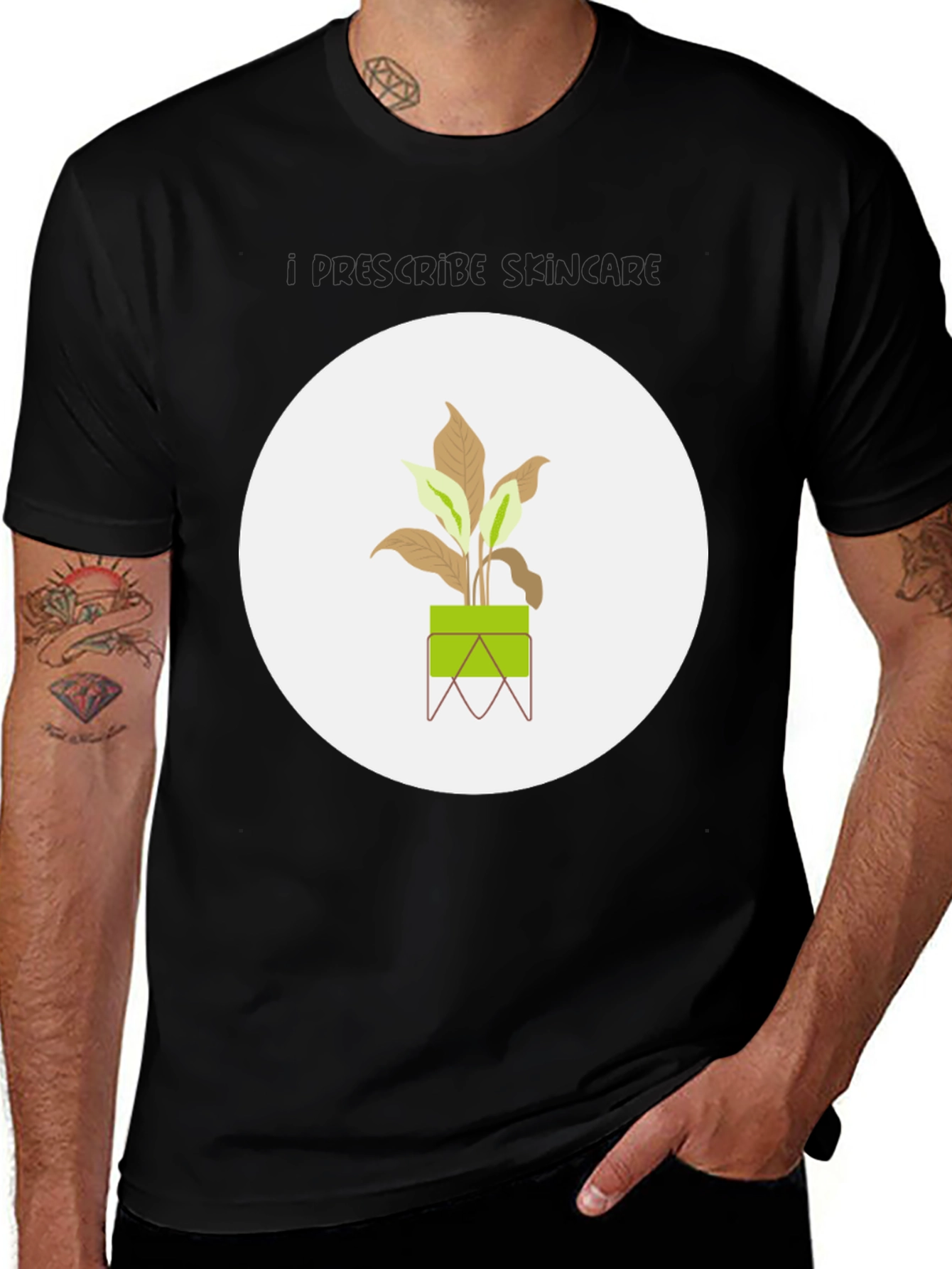 Variant 18 of Minimalist Plant Graphic Tee