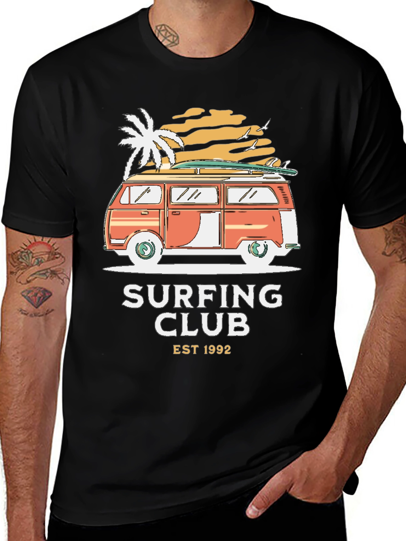 Variant 29 of Surfing Club 1992 Graphic Tee