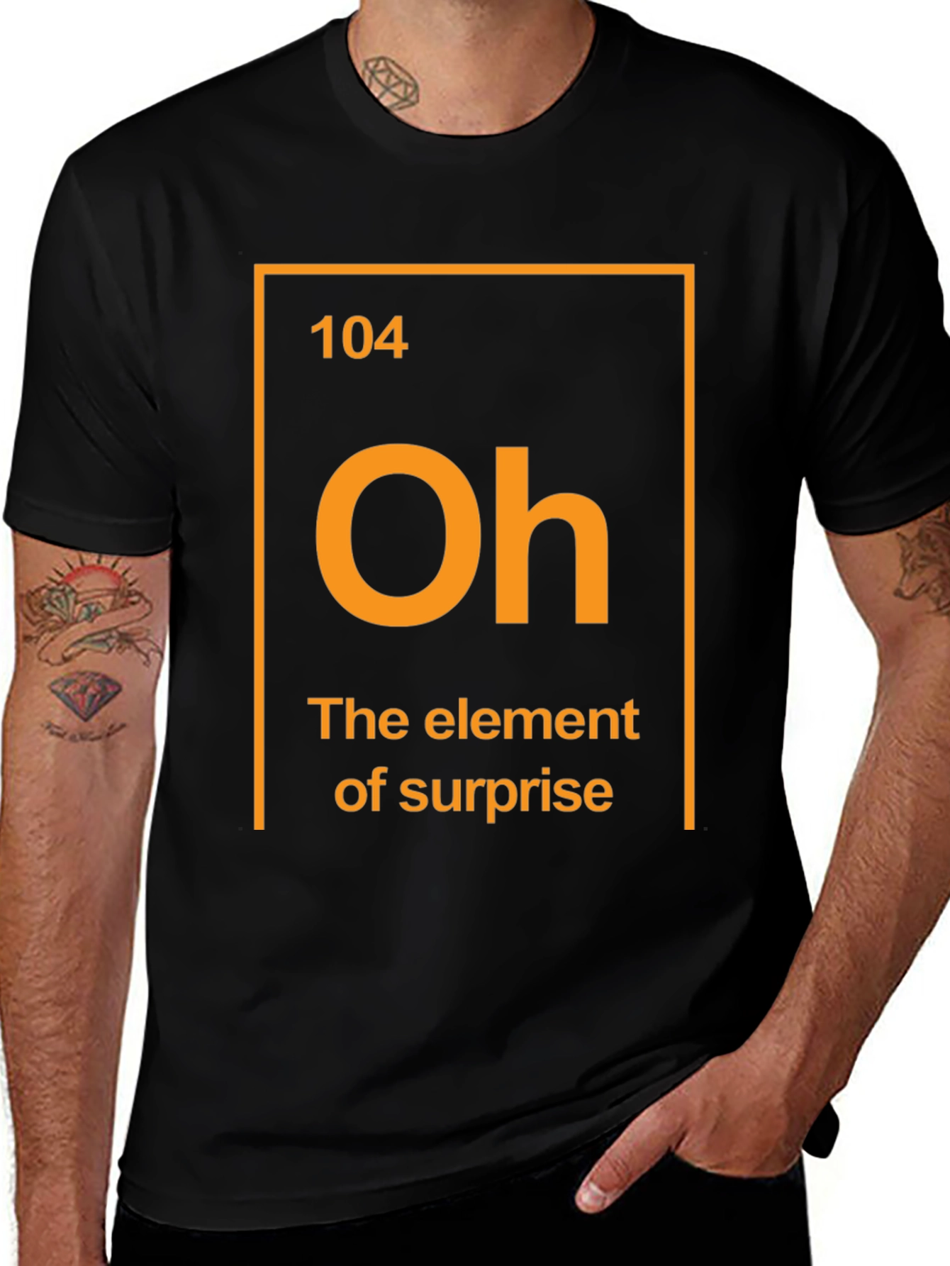 Variant 23 of Surprise Element Graphic Tee - Funny Science T-Shirt