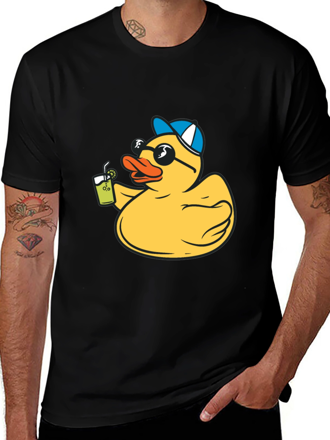 Variant 5 of Cool Duck Graphic Tee - Summer Vibes