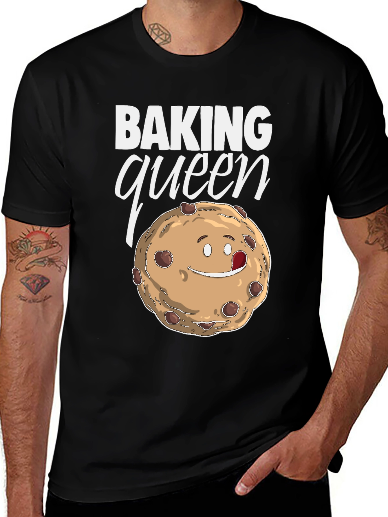 Variant 22 of Baking Queen T-Shirt - Funny Cookie Design