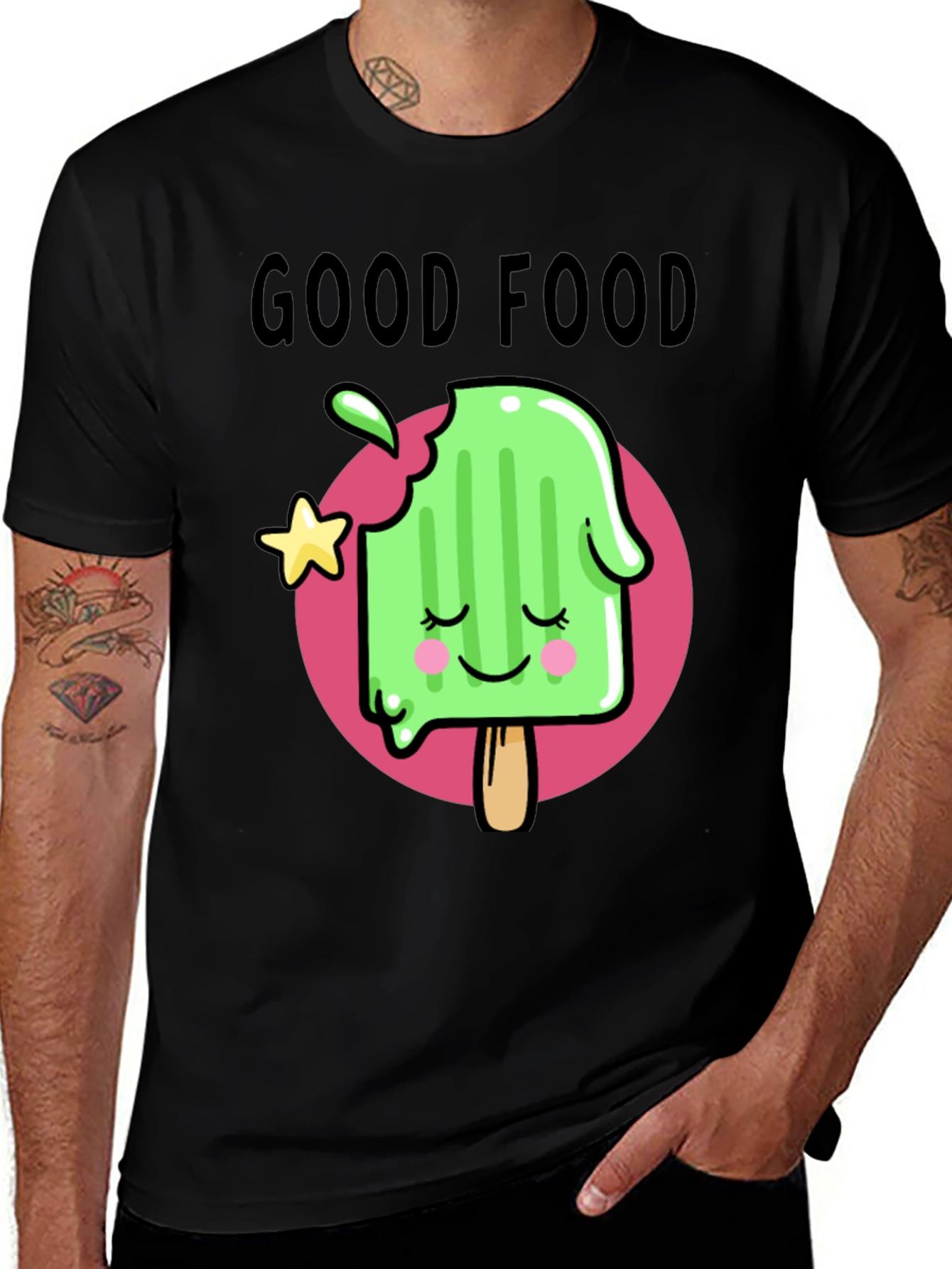Variant 24 of Good Food Popsicle Graphic Tee