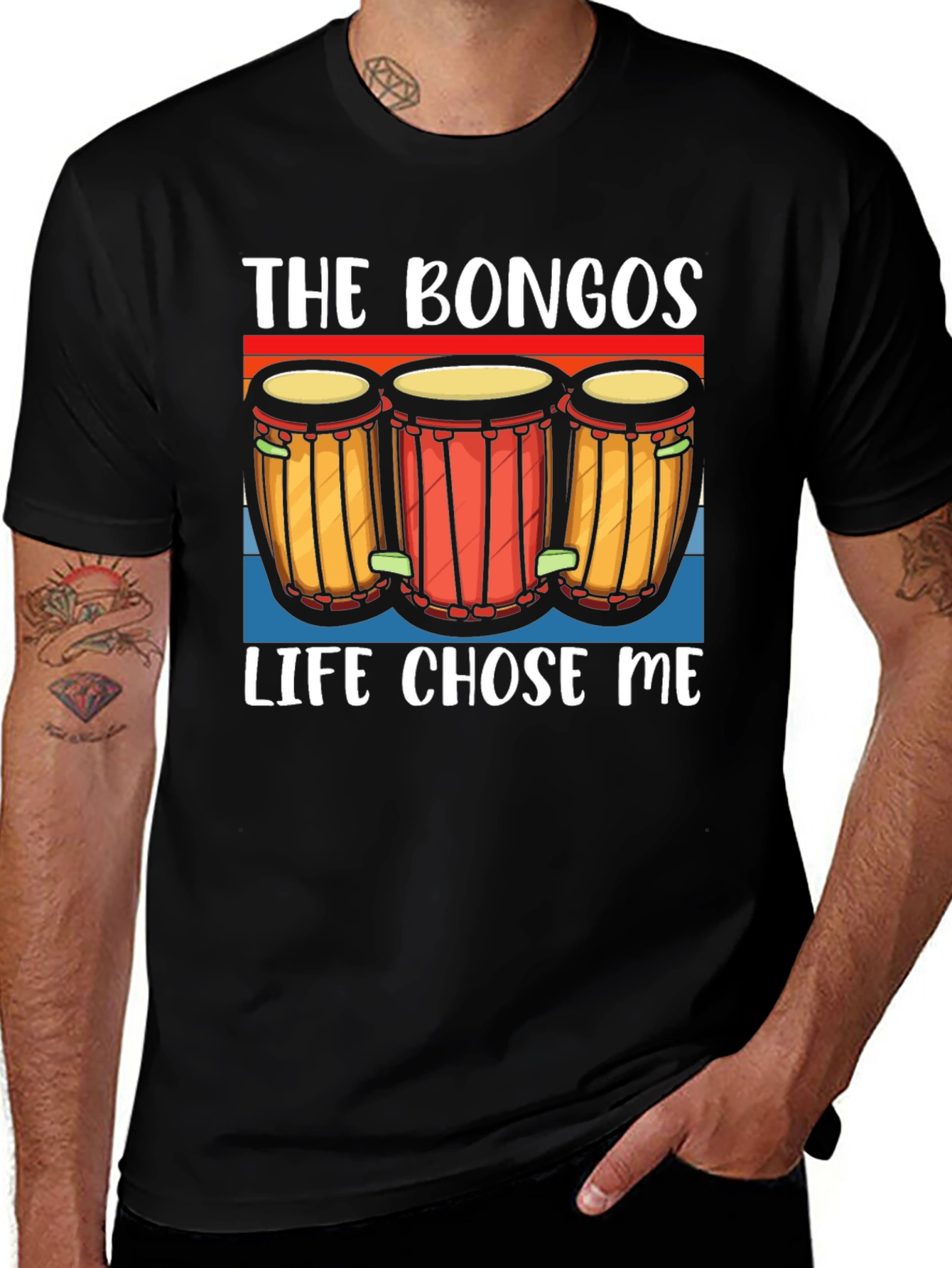 Variant 9 of The Bongos Life Chose Me Graphic Tee