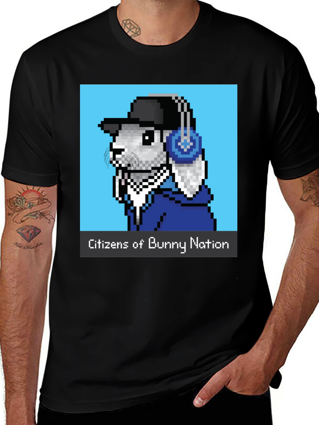 Variant 18 of Citizens of Bunny Nation Graphic Tee