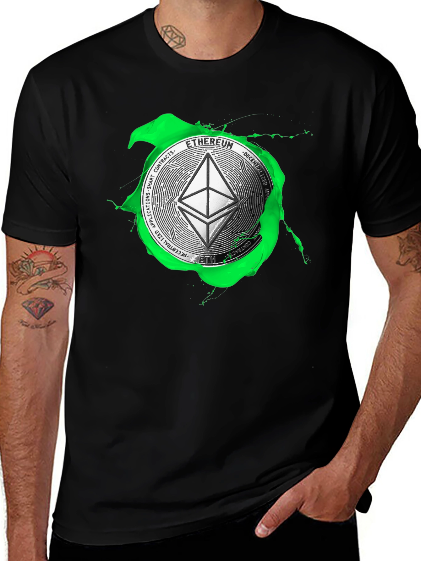 Variant 22 of Ethereum Crypto Graphic Tee