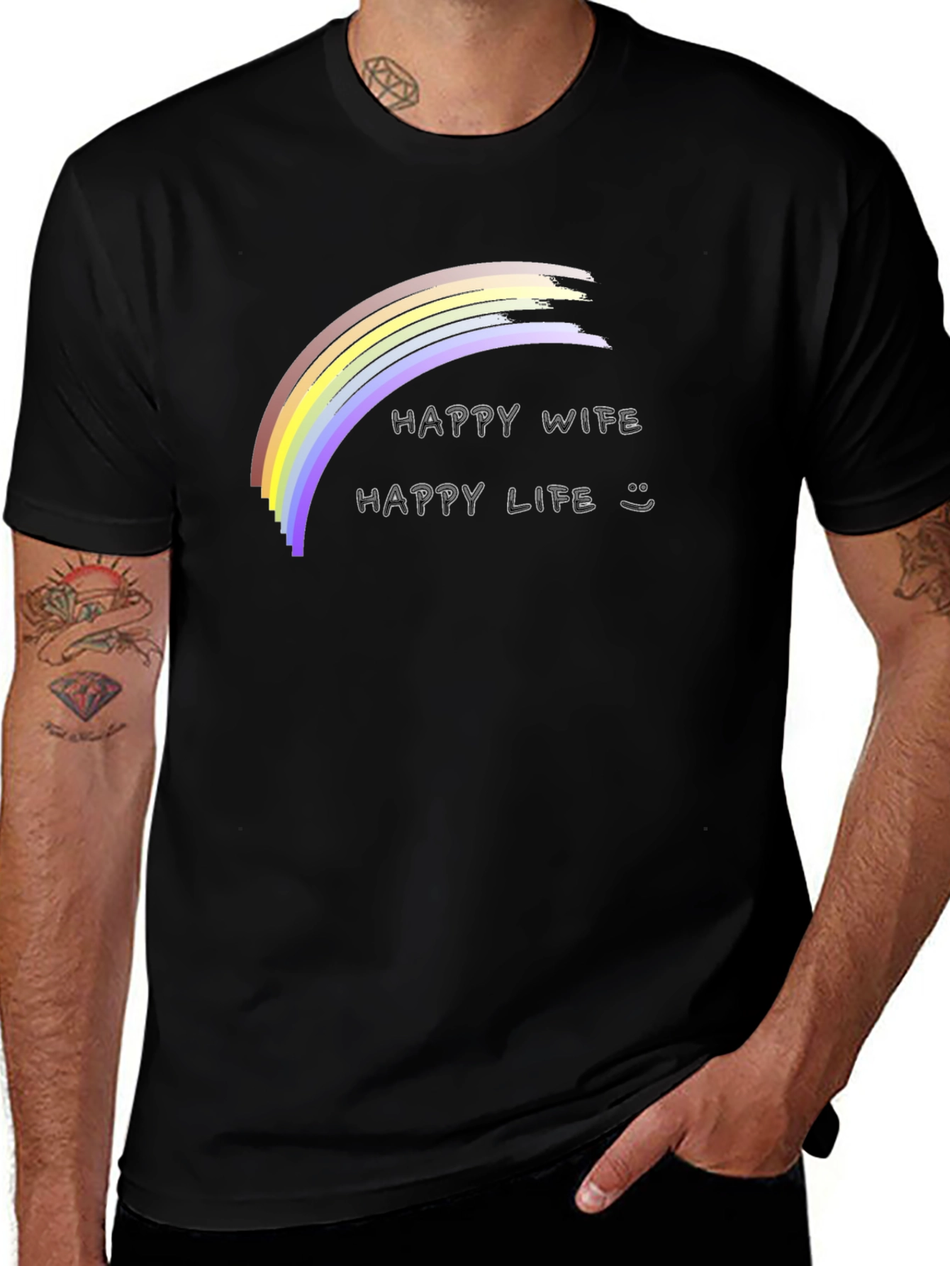 Variant 19 of Happy Wife Happy Life T-Shirt