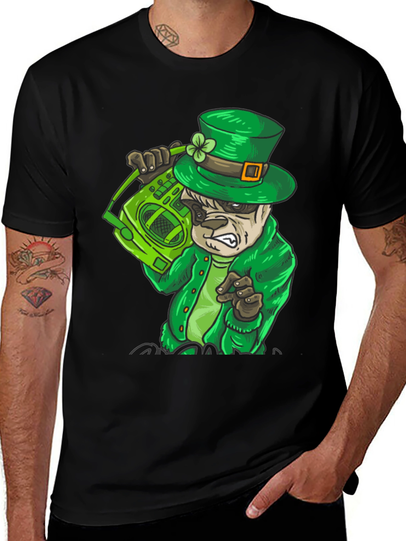 St. Patrick's Day Leprechaun Graphic Tee