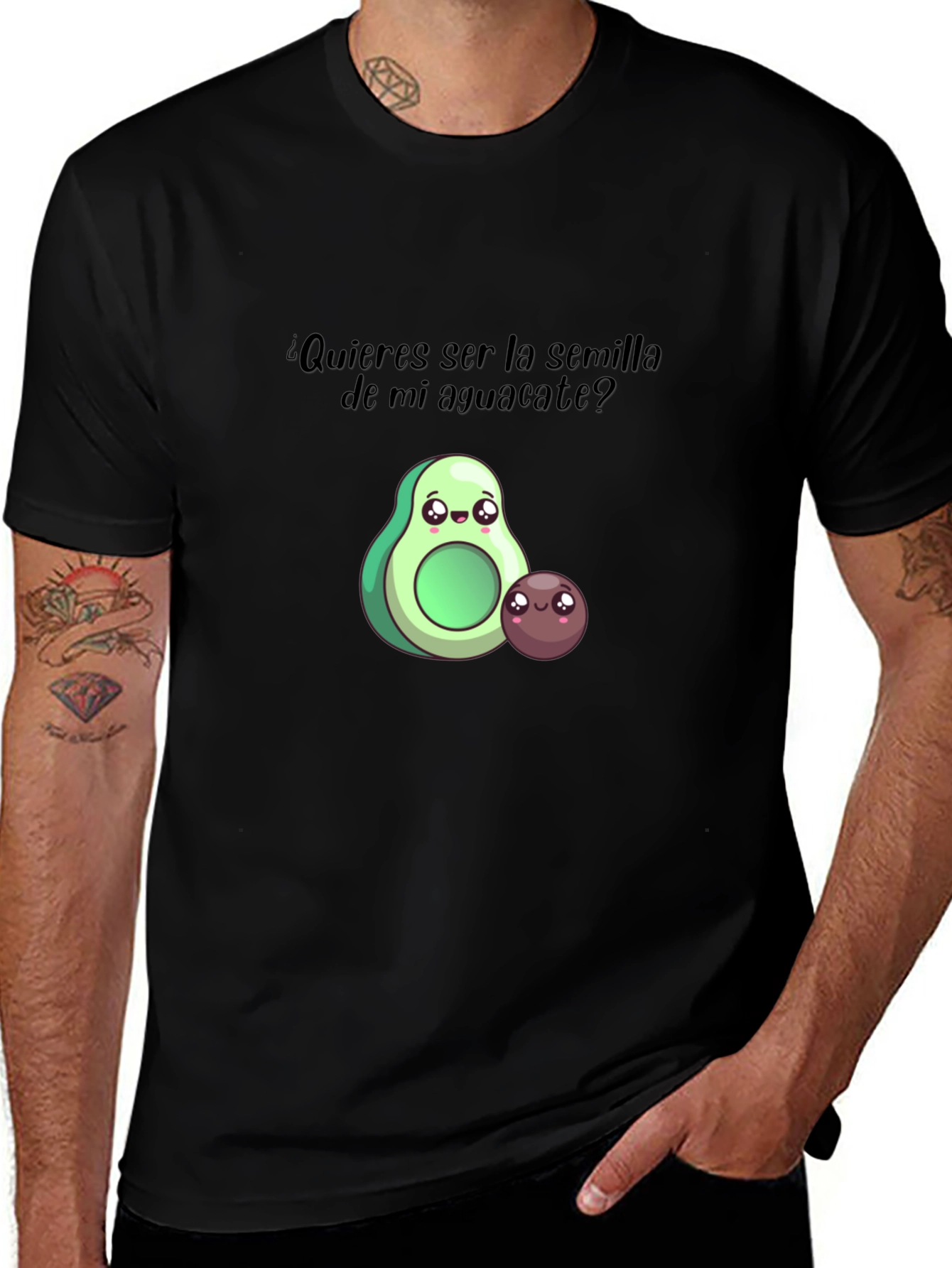 Variant 3 of Avocado Seed Pun T-Shirt