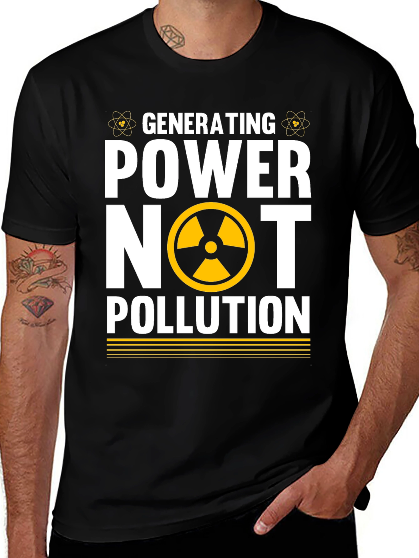 Variant 25 of Generating Power Not Pollution Tee