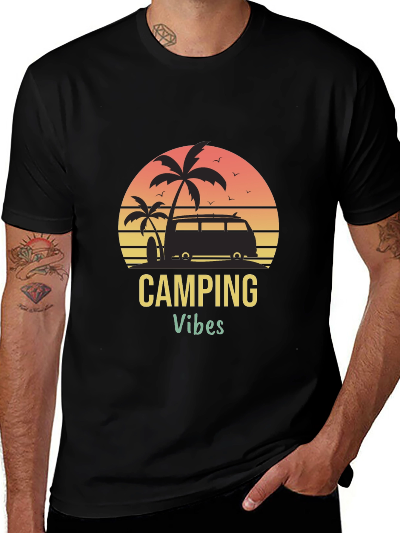 Variant 19 of Camping Vibes Graphic T-Shirt
