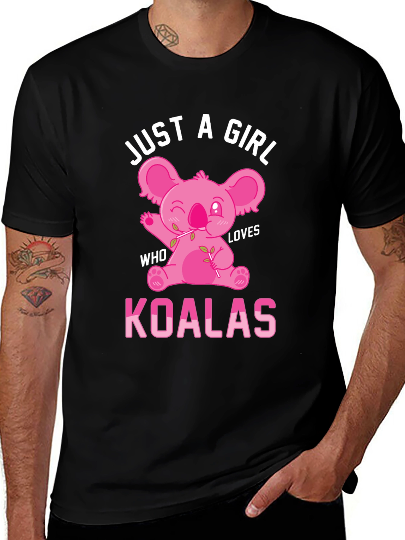 Variant 16 of Just A Girl Who Loves Koalas T-Shirt
