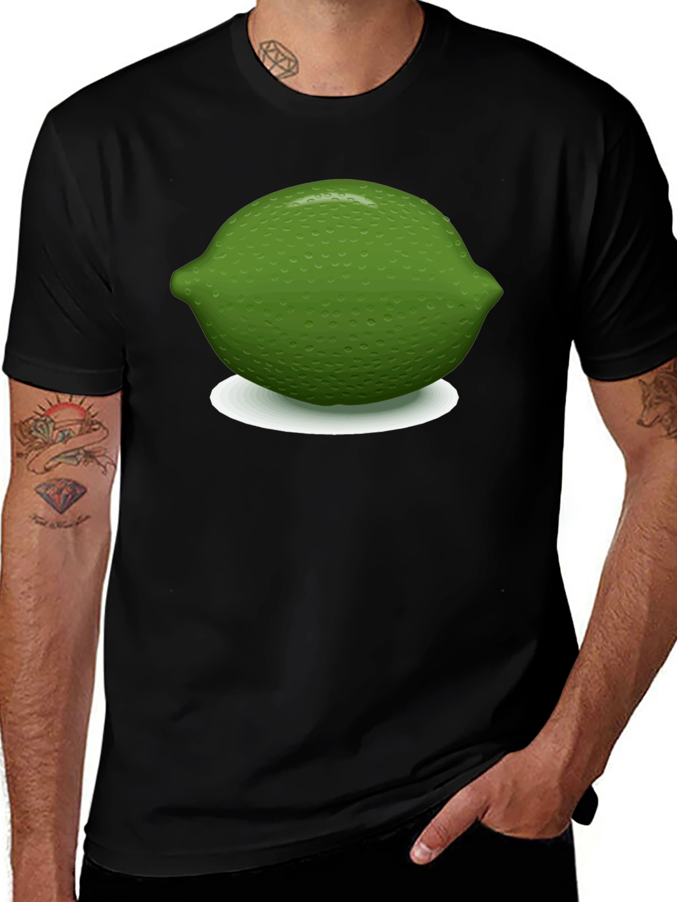 Variant 15 of Lime Graphic Tee - Fresh & Fun Design