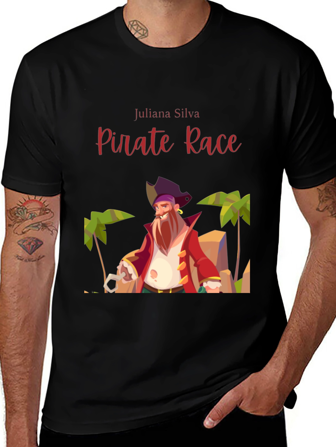 Variant 27 of Pirate Race Graphic T-Shirt