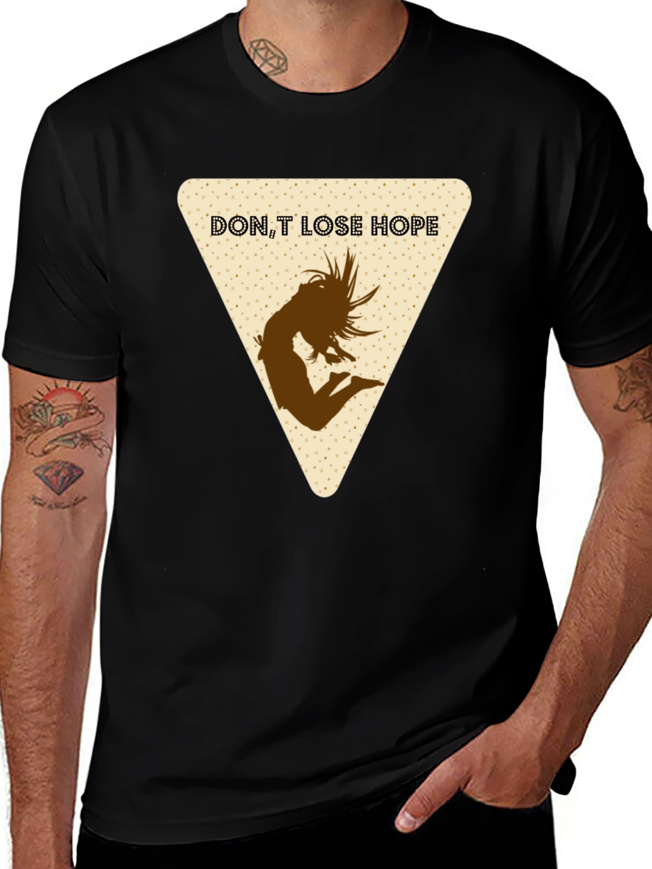 Variant 26 of Don't Lose Hope Graphic Tee - Black