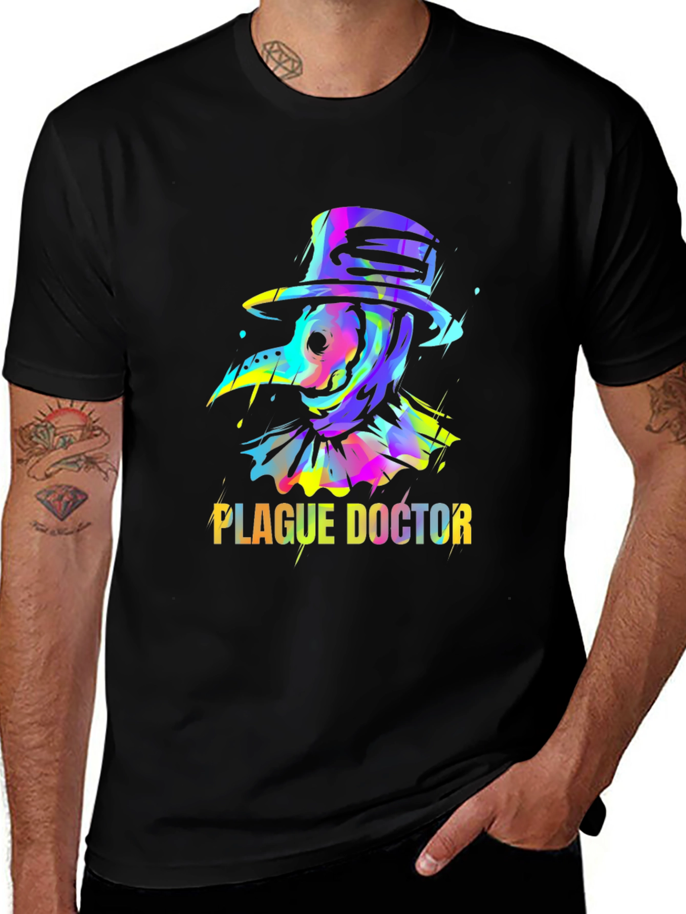 Variant 23 of Plague Doctor Graphic Tee - Stylish Statement Shirt