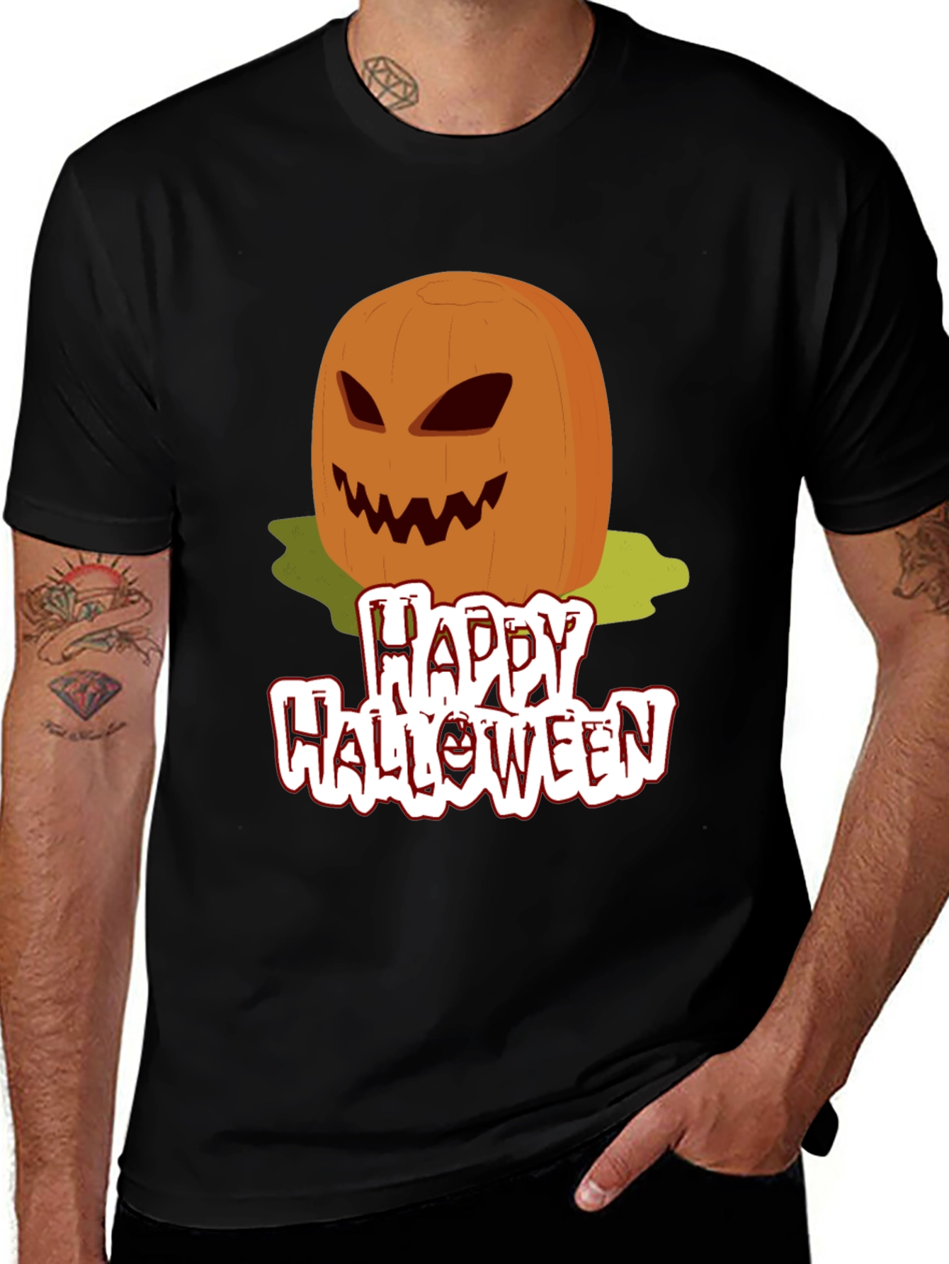 Happy Halloween Pumpkin Graphic Tee