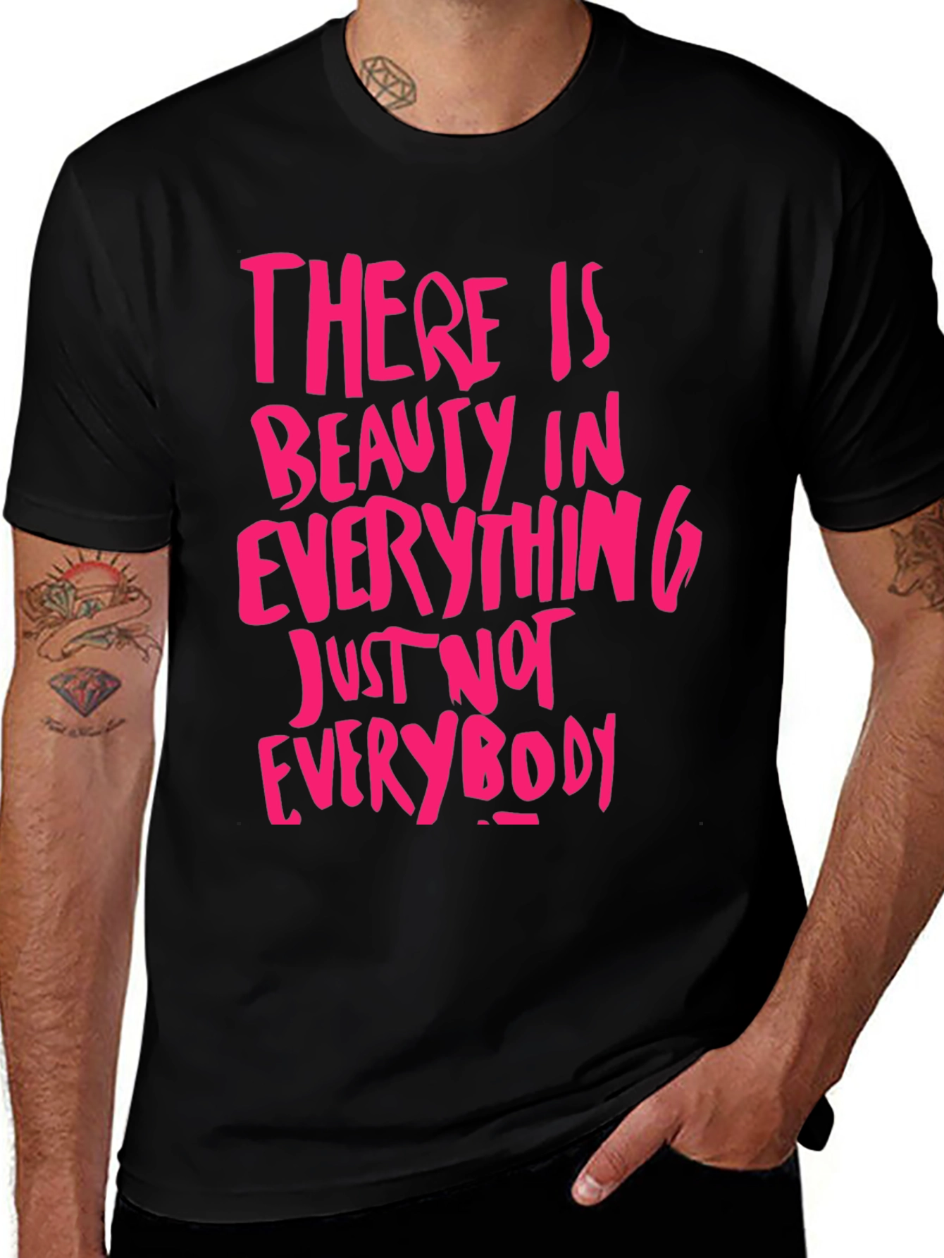 Variant 6 of Beauty In Everything Graphic Tee - Black
