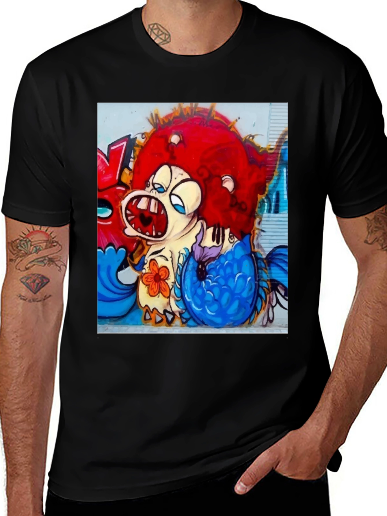 Variant 22 of Graffiti Art Graphic Tee - Urban Streetwear