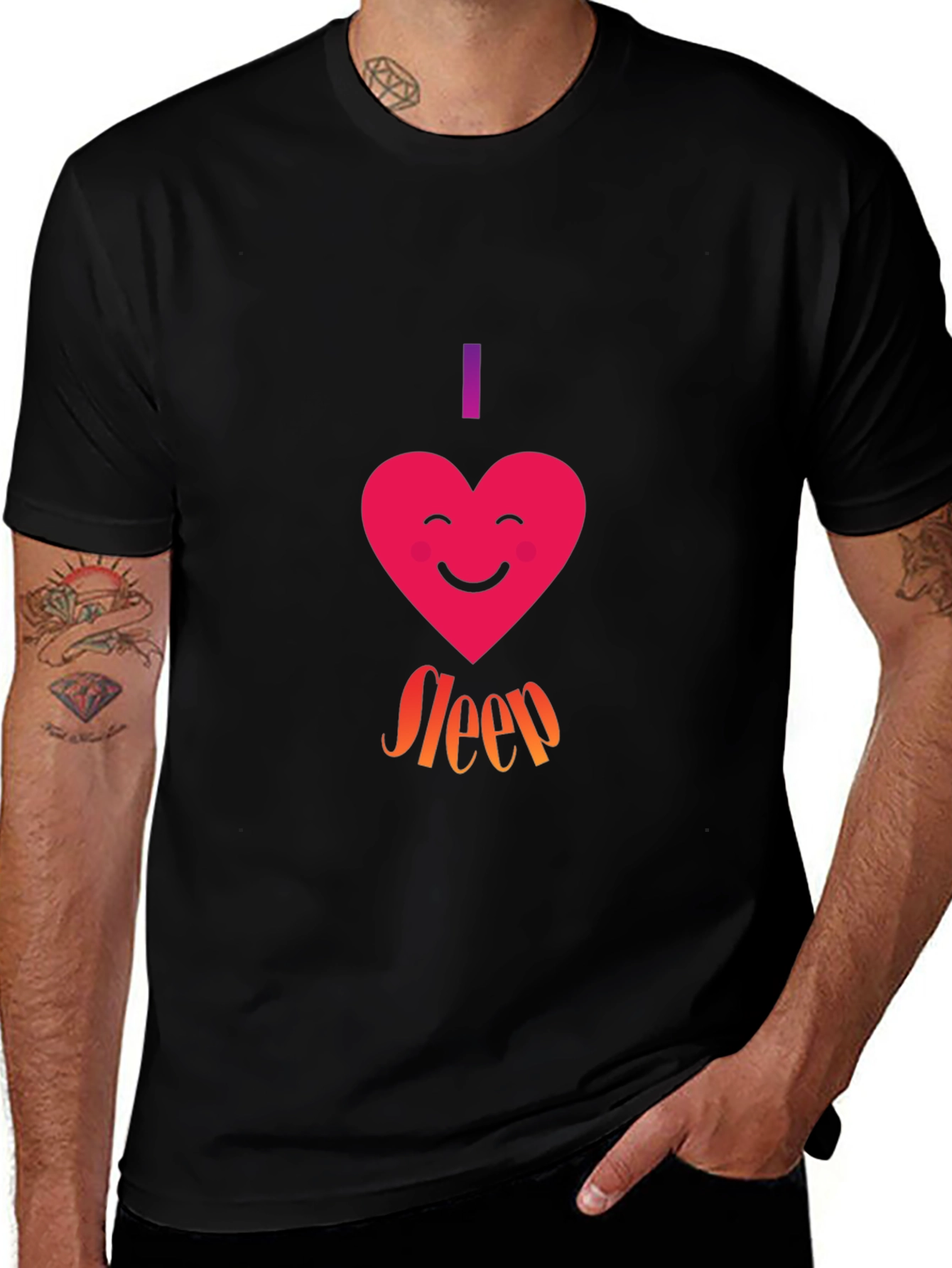 Variant 2 of I Heart Sleep T-Shirt - Comfortable & Stylish