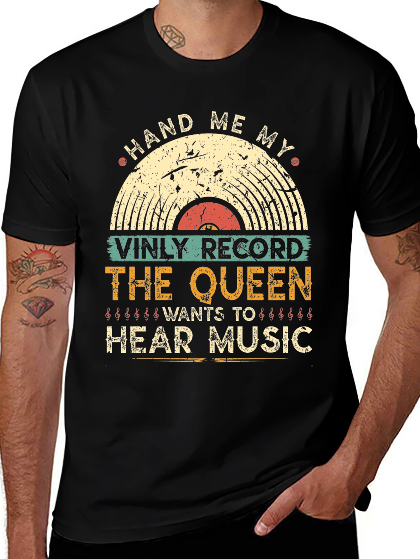 Variant 15 of Hand Me My Vinyl Record T-Shirt