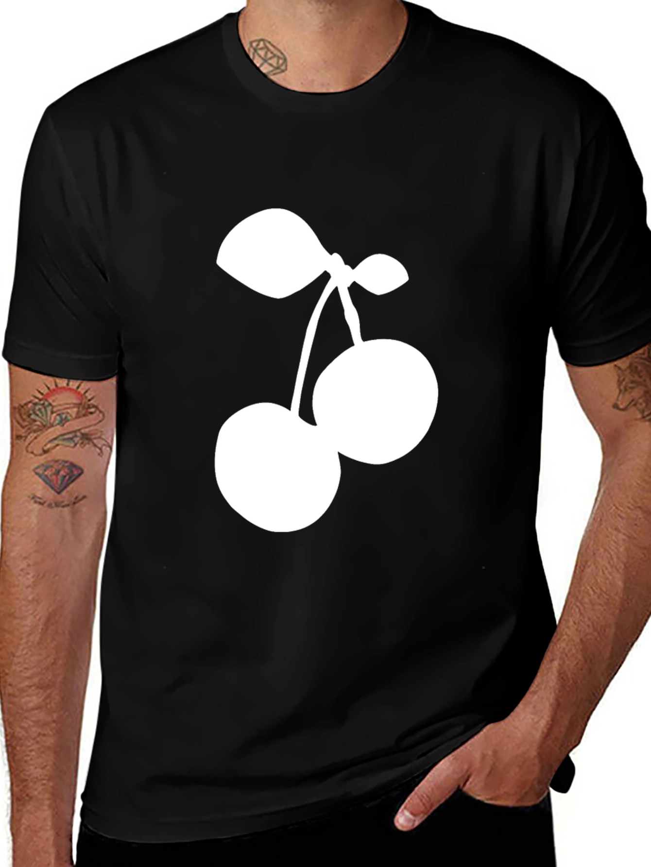 Variant 29 of Black Cherry Graphic T-Shirt