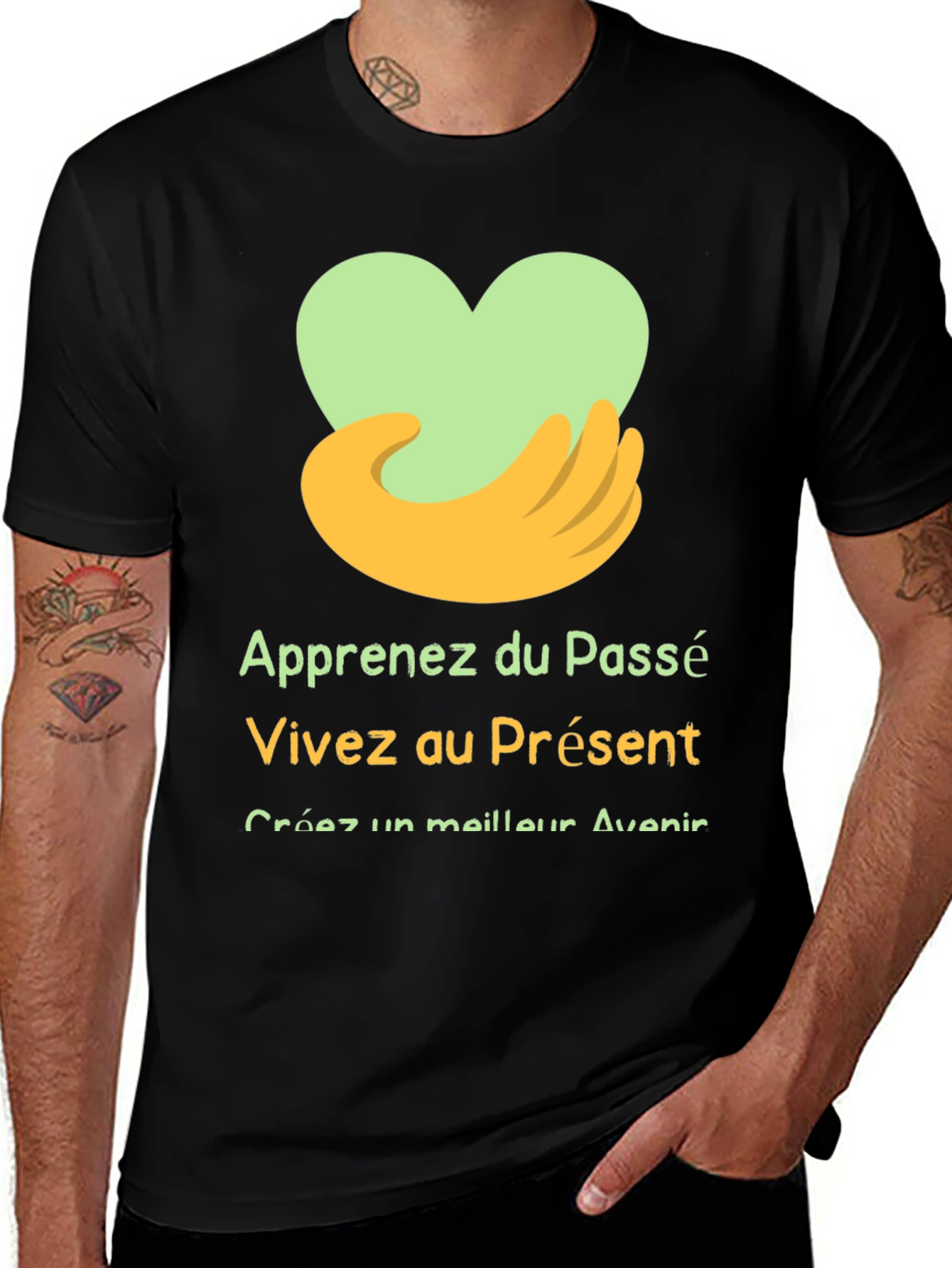 Motivational French Slogan Graphic Tee