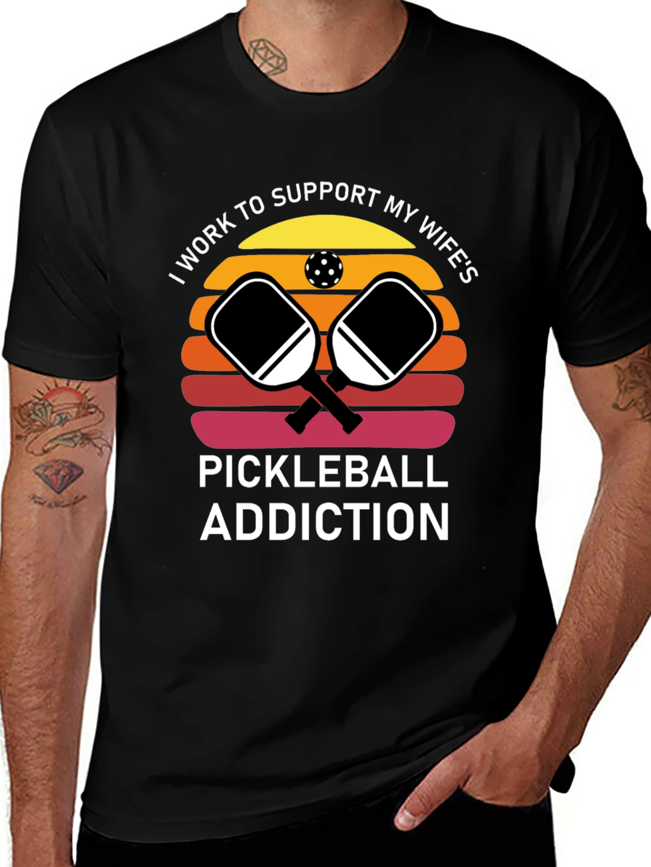 Variant 18 of Pickleball Addiction T-Shirt
