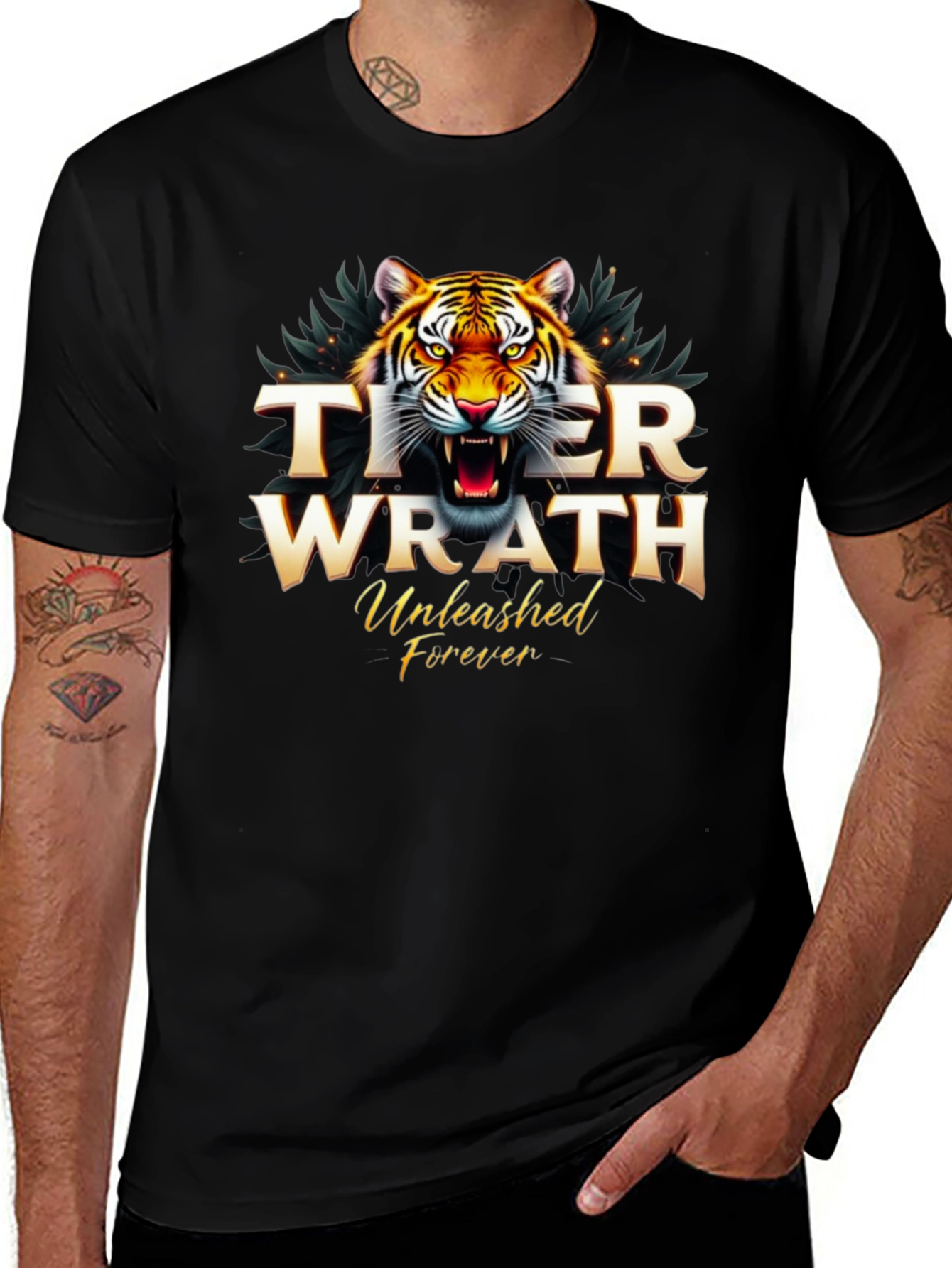 Variant 22 of Tiger Wrath Unleashed Forever Graphic T-Shirt