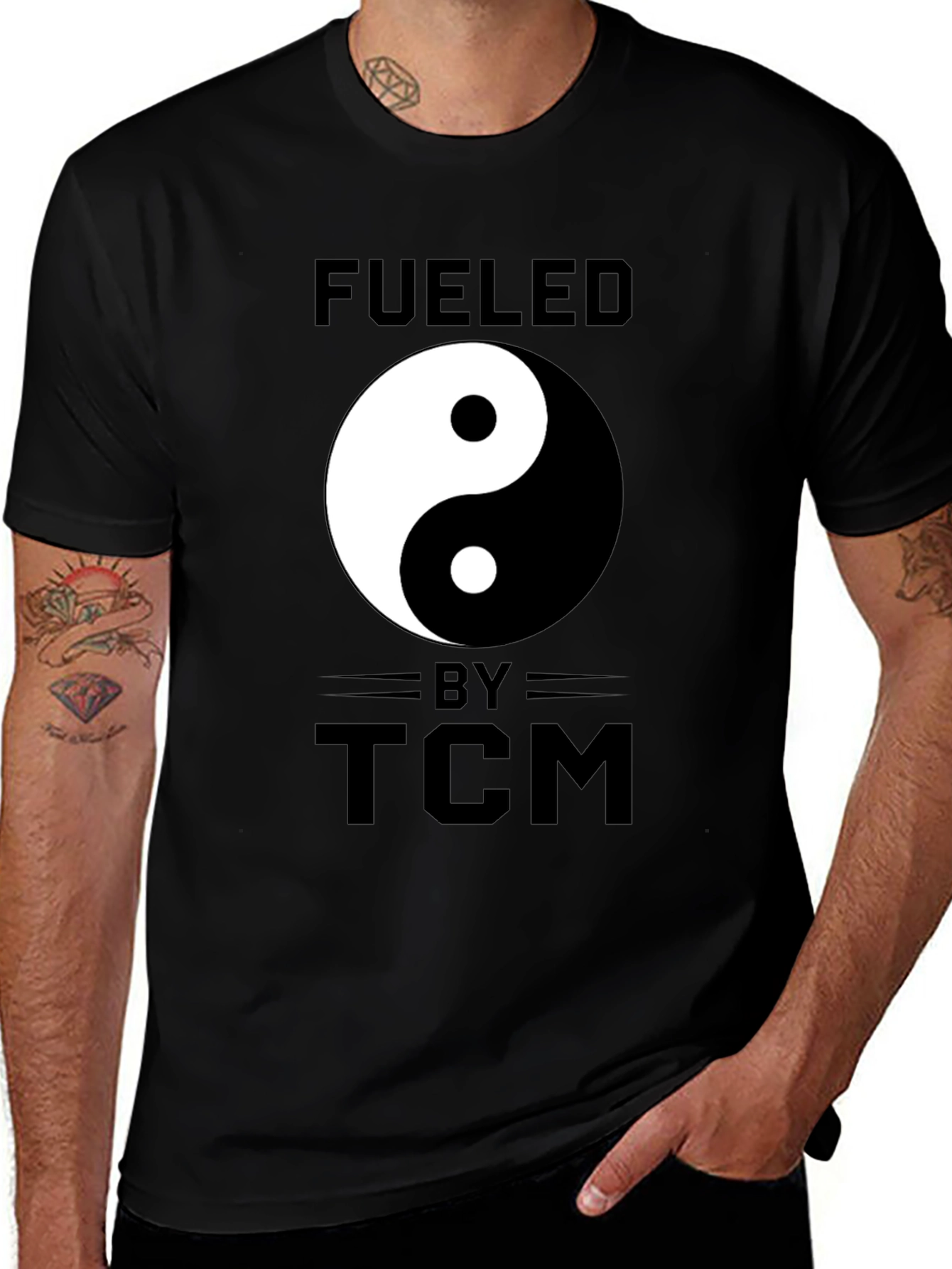 Fueled By TCM Yin Yang Graphic Tee
