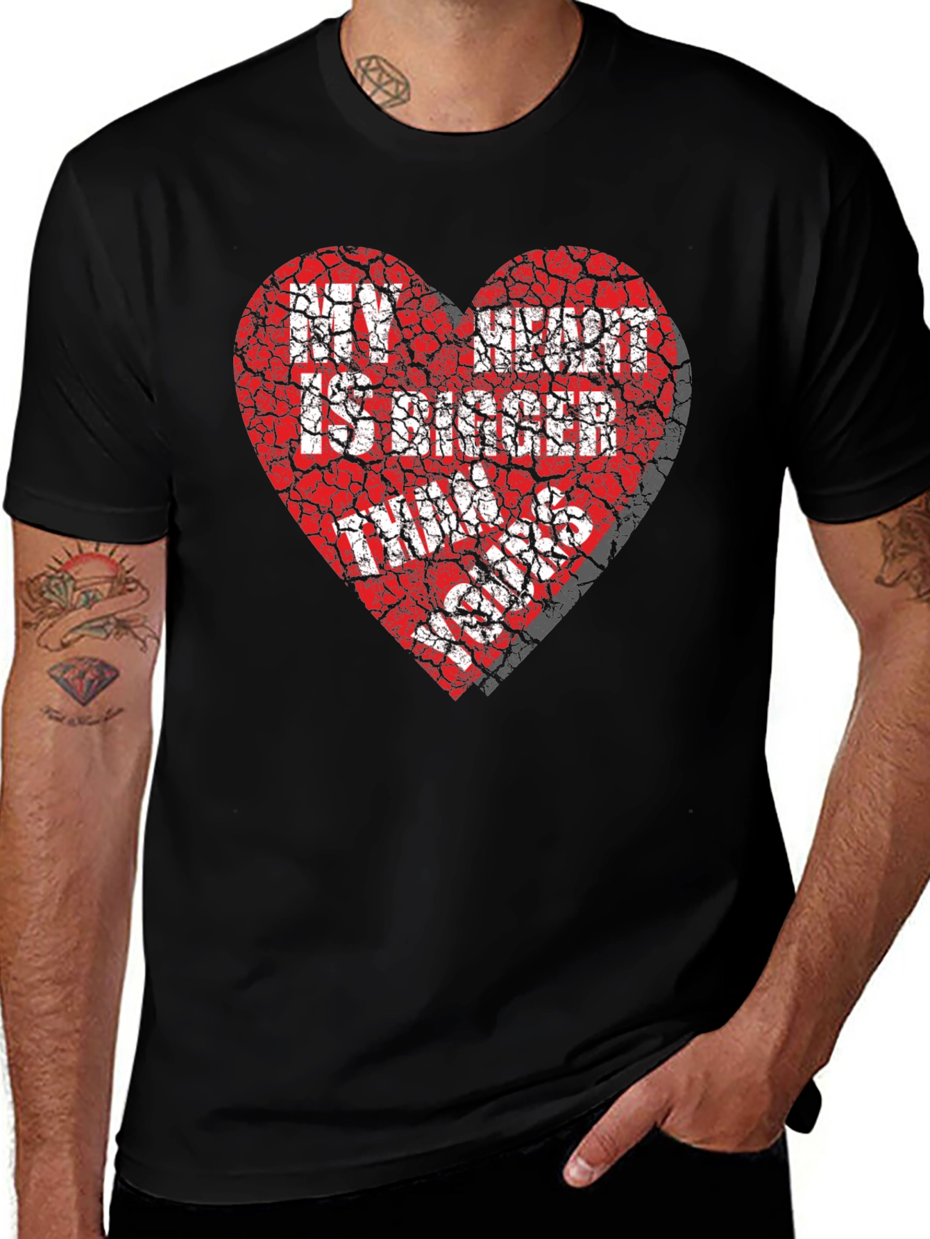Variant 9 of Heart Bigger Than Yours T-Shirt