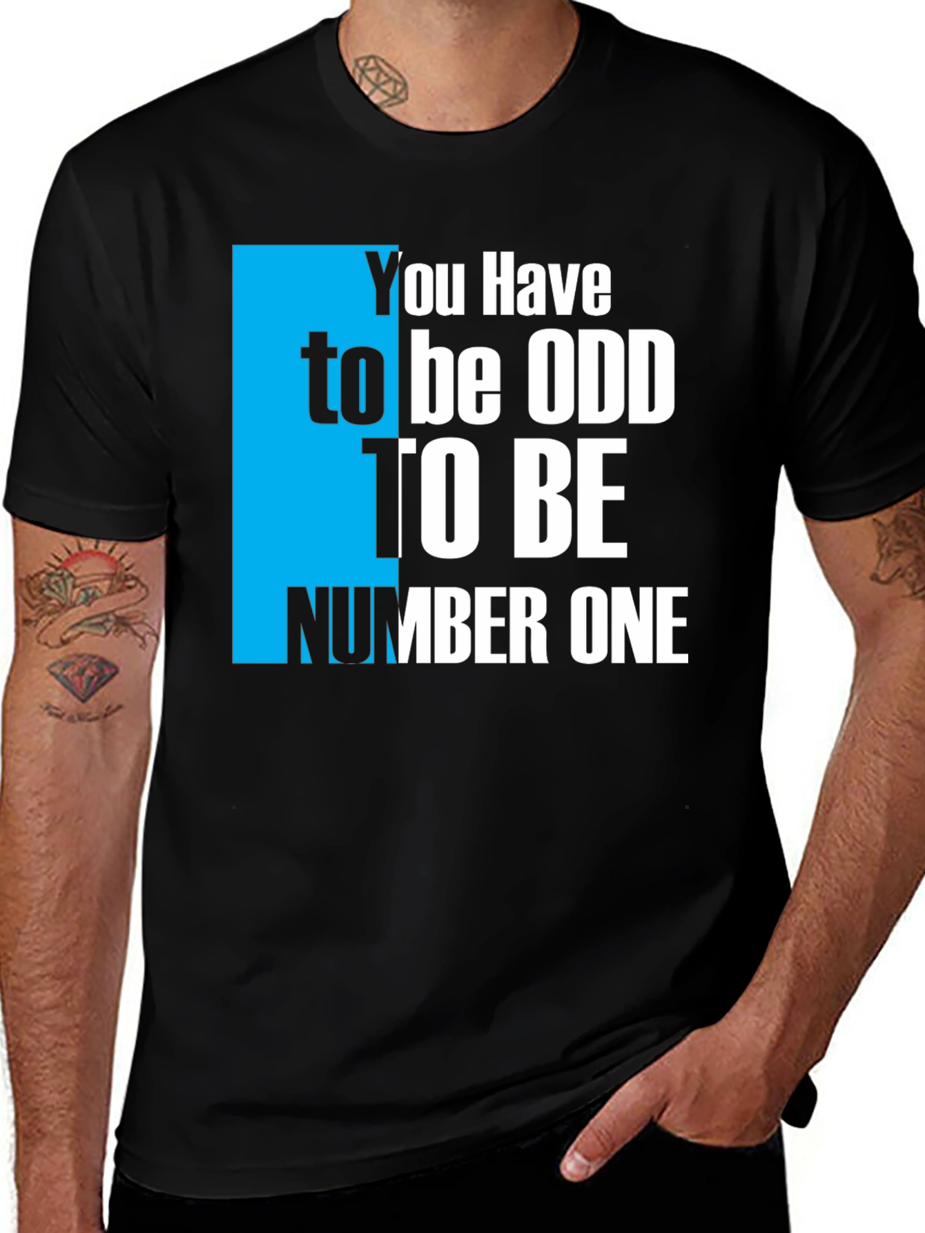 Variant 30 of Odd One T-Shirt - Be Number One!