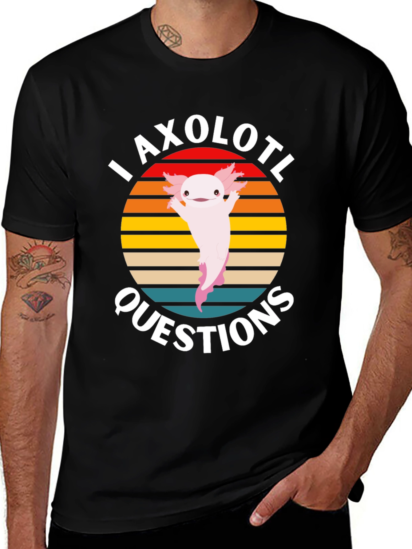 Variant 5 of Axolotl Questions T-Shirt