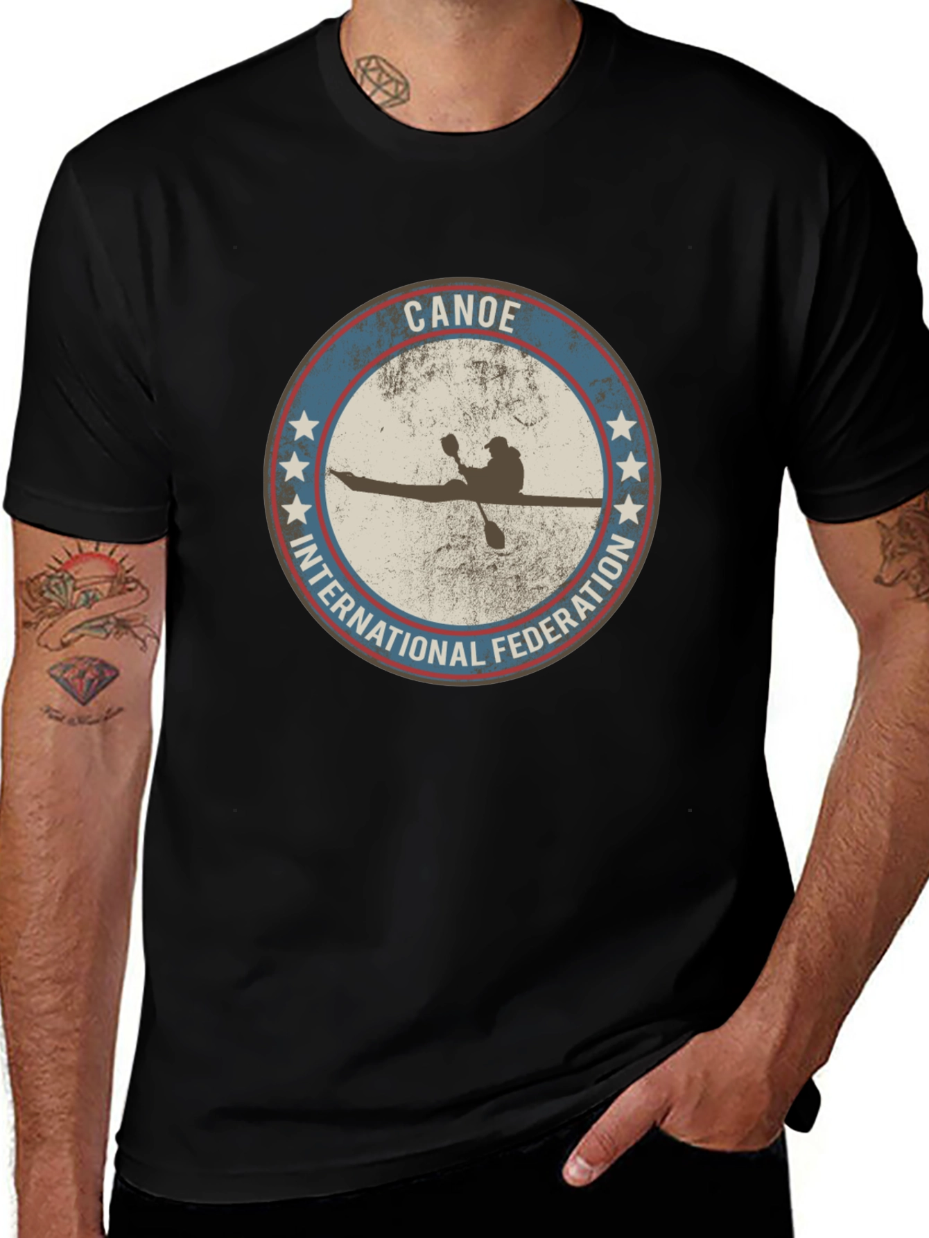 Variant 27 of Canoe International Federation T-Shirt