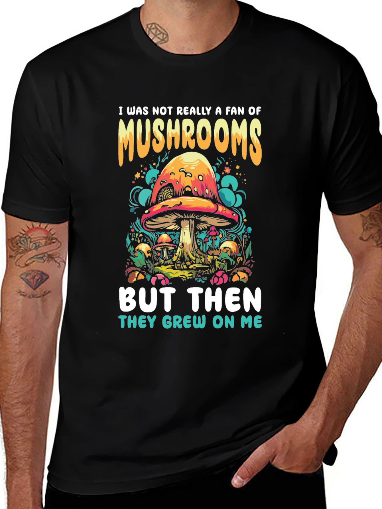Variant 21 of Mushroom Humor Graphic Tee