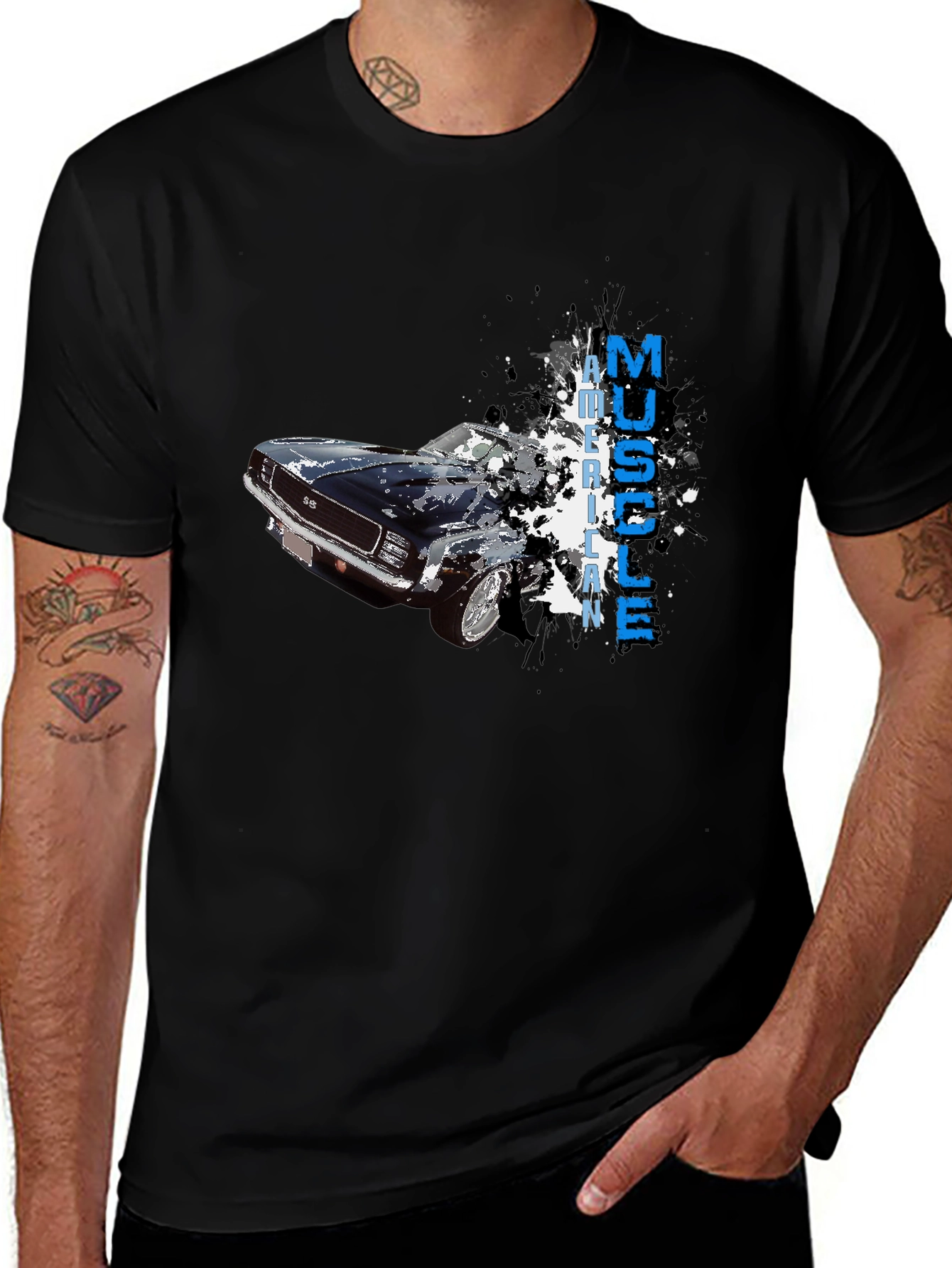 Variant 11 of Muscle Car T-Shirt: American Muscle Tee