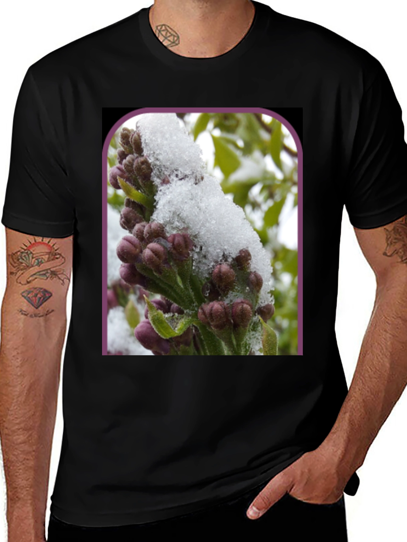 Variant 24 of Lilac Bud Snow T-Shirt