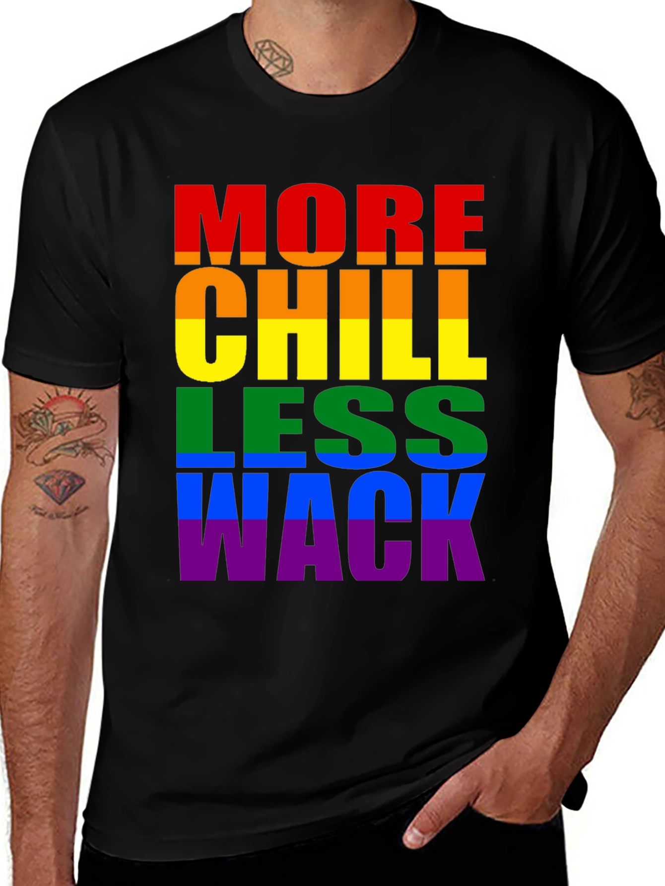 Variant 14 of More Chill Less Wack Pride T-Shirt